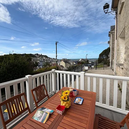 Bleu Charmante Maison Vue Et Mer, Belle Terrasse, A 5 Mn A Pied Du Centre De En Bessin, Proche De Bayeux Et Omaha