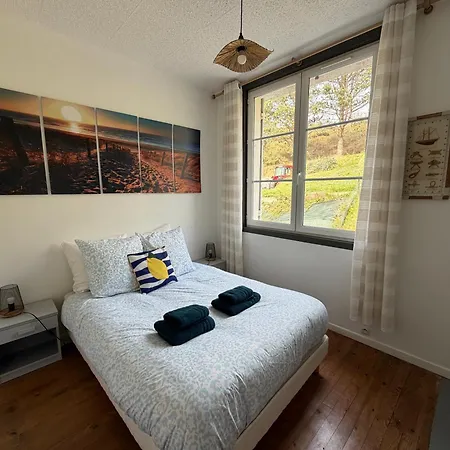 Bleu Charmante Maison Vue Et Mer, Belle Terrasse, A 5 Mn A Pied Du Centre De En Bessin, Proche De Bayeux Et Omaha Port-en-Bessin-Huppain