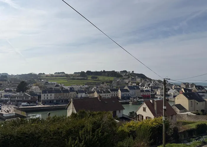 Bleu Charmante Maison Vue Et Mer, Belle Terrasse, A 5 Mn A Pied Du Centre De En Bessin, Proche De Bayeux Et Omaha Port-en-Bessin-Huppain